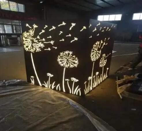 北戴河耐候钢灯箱